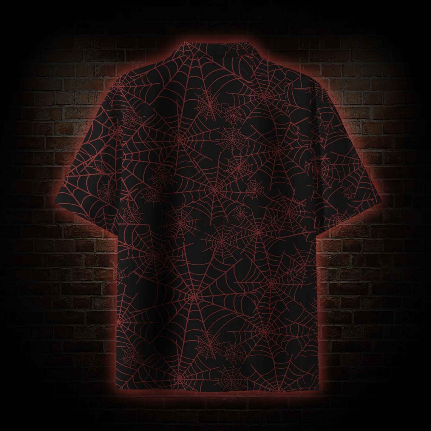 Spider Web Button-up Shirt