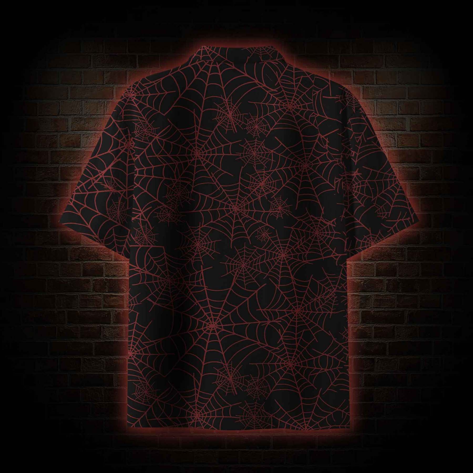 Spider Web Button-up Shirt