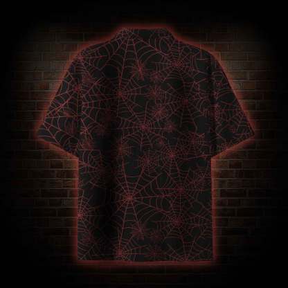 Spider Web Button-up Shirt