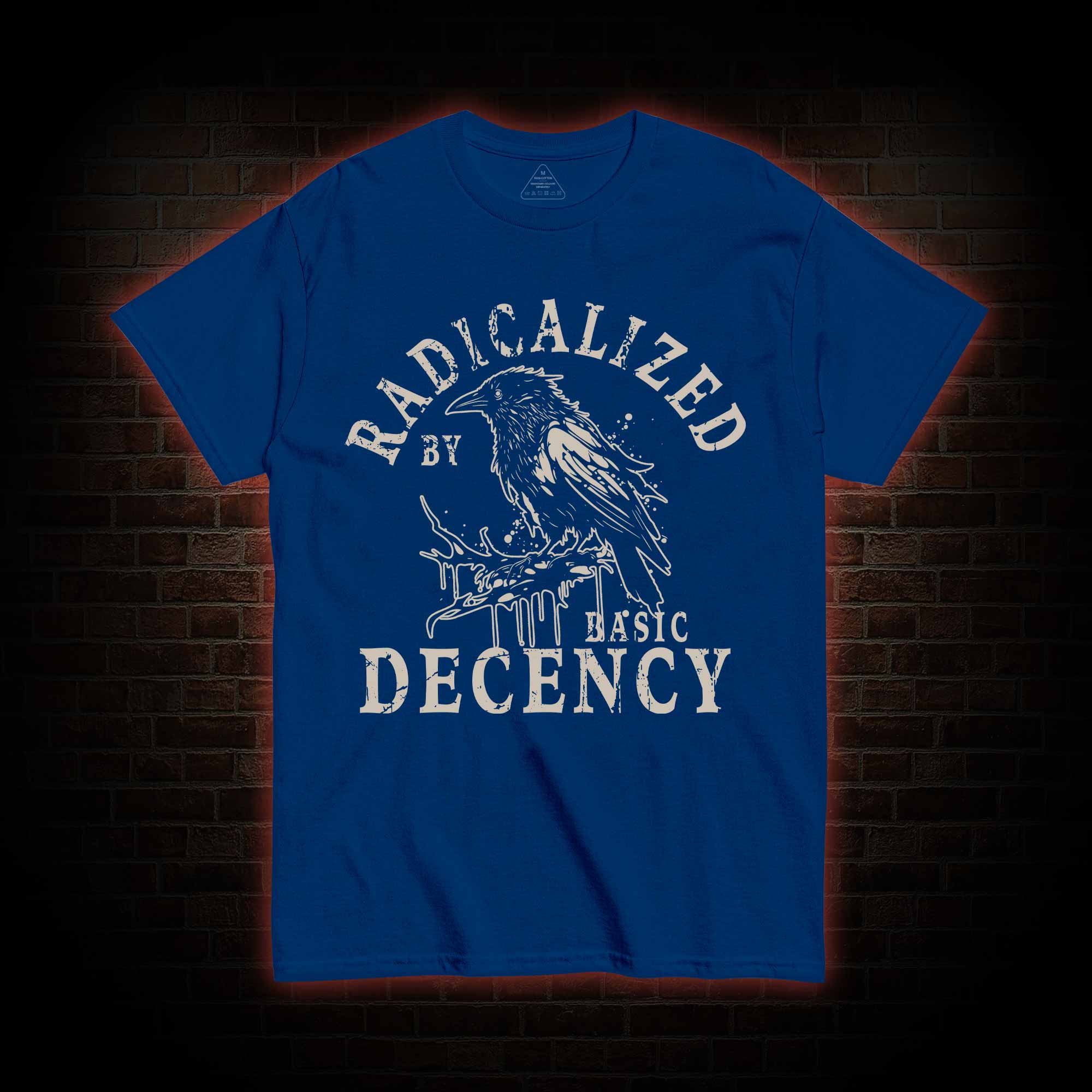 Crows Radicalized by Basic Decency T-shirt
