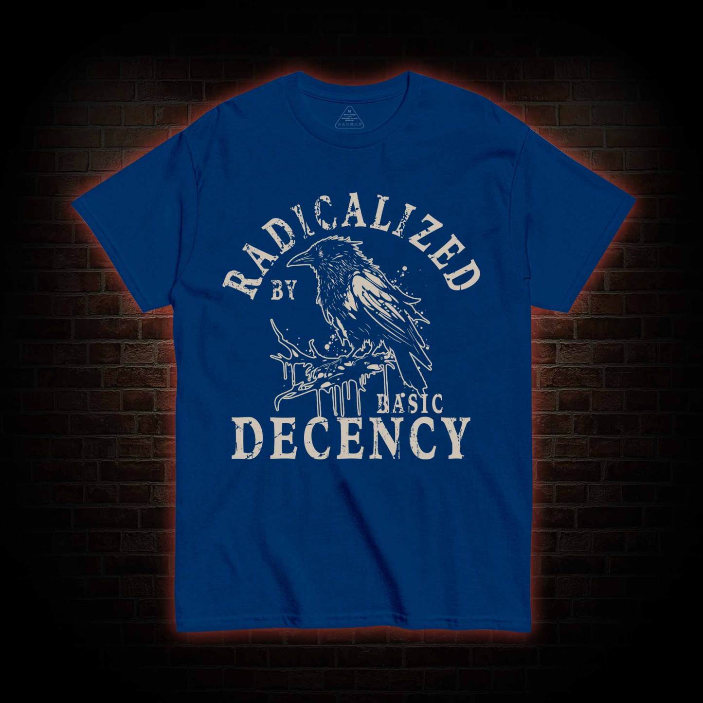 Crows Radicalized by Basic Decency T-shirt