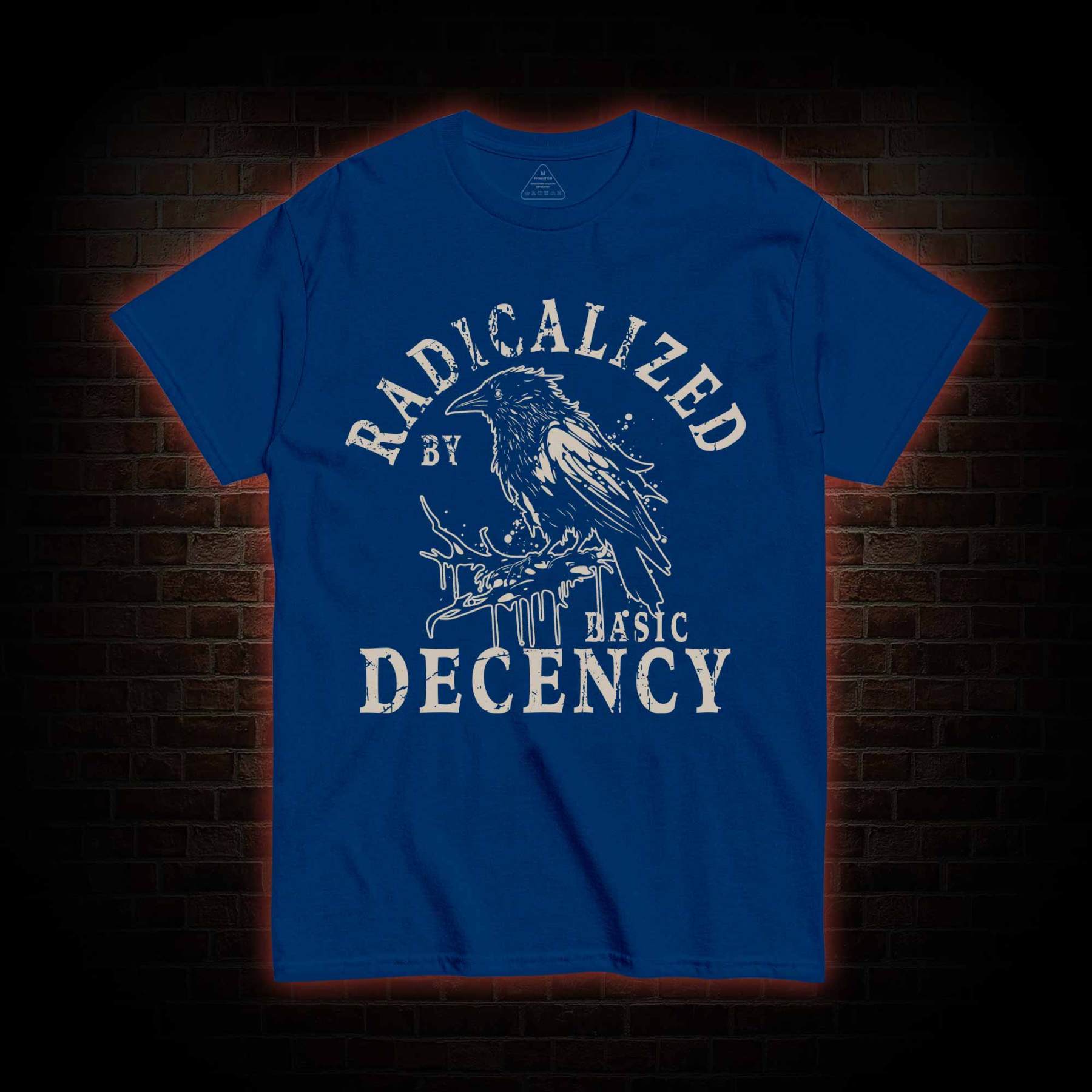 Crows Radicalized by Basic Decency T-shirt