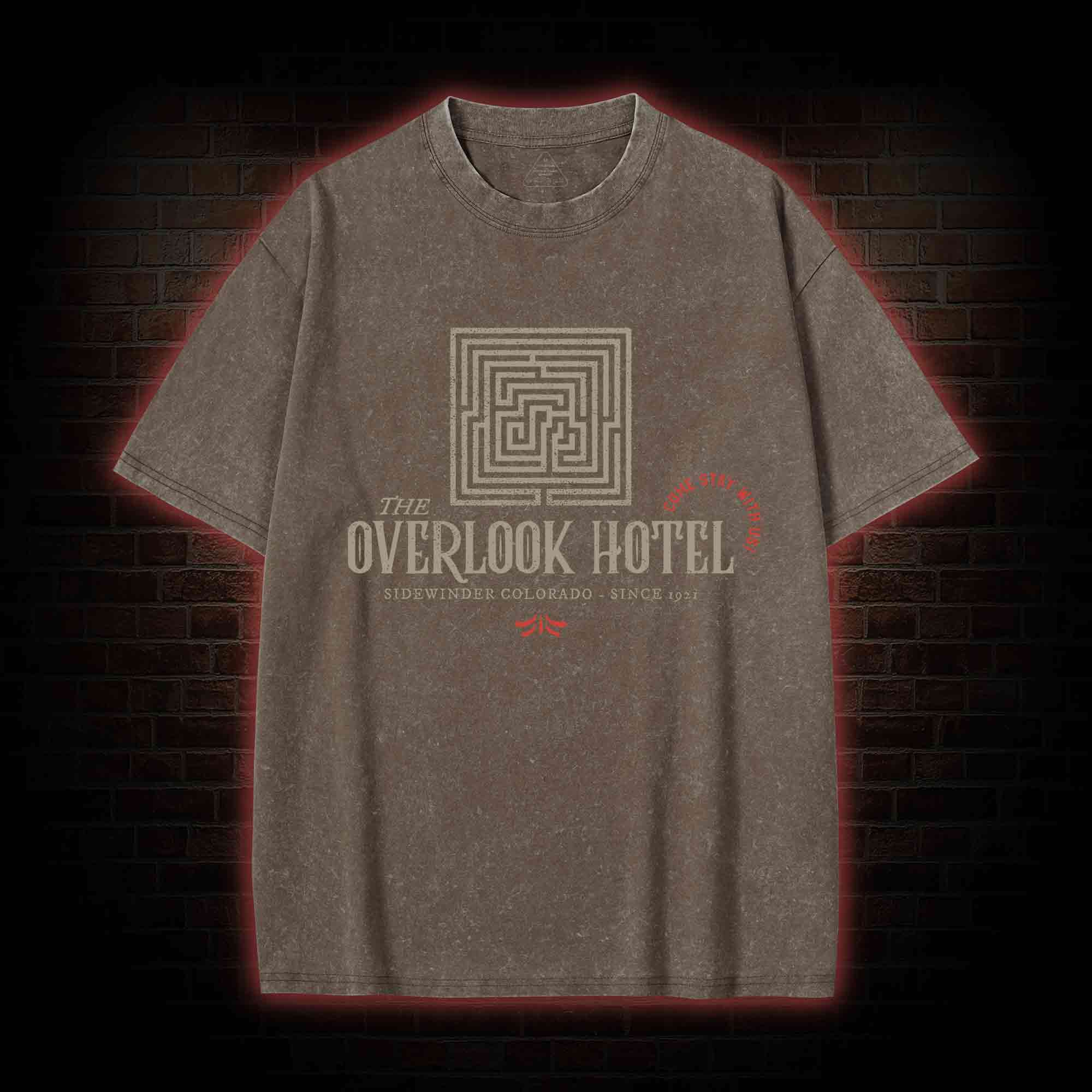 Overlook Hotel Washed T-shirt