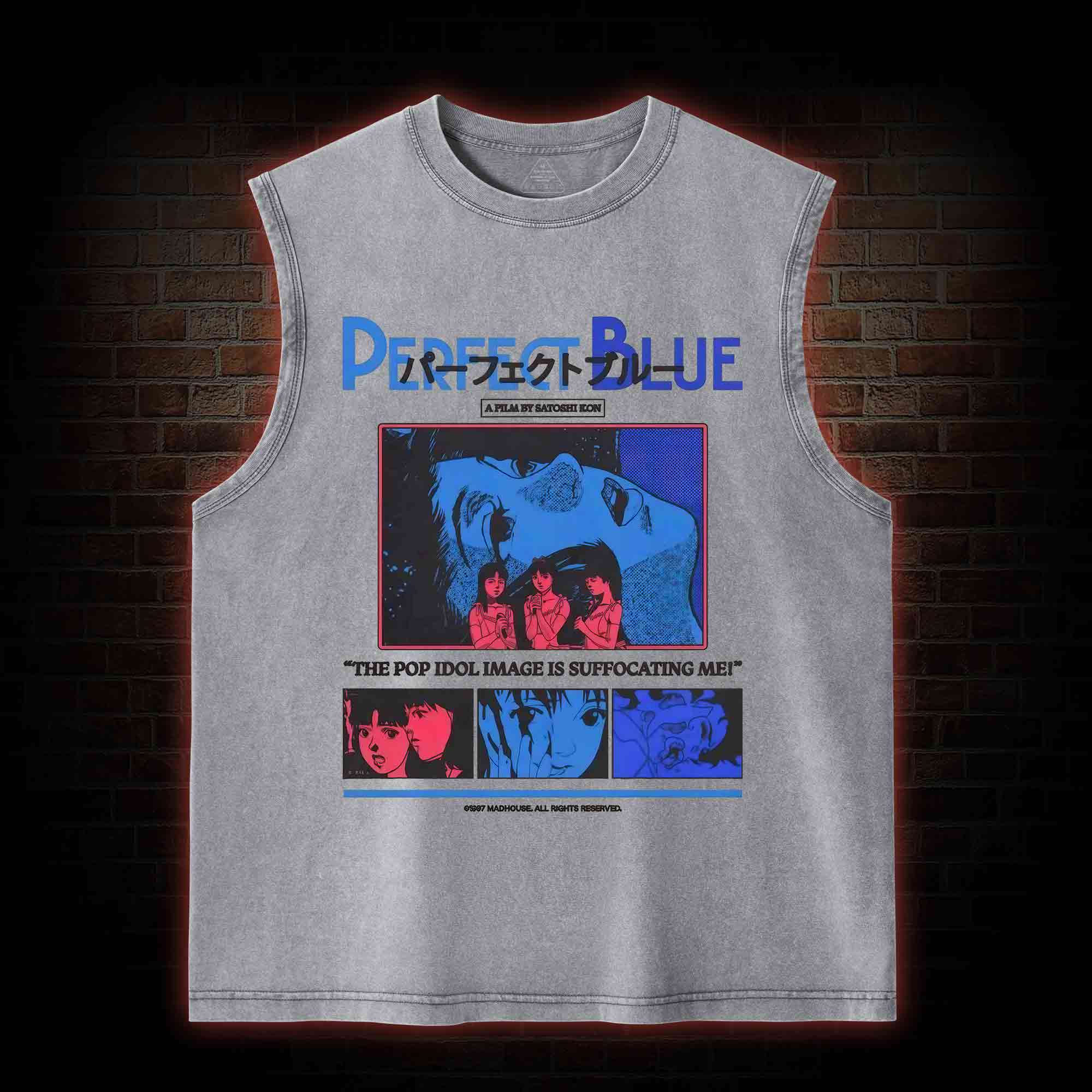 The Pop Idol Image is Suffocating Me Washed Tank Top