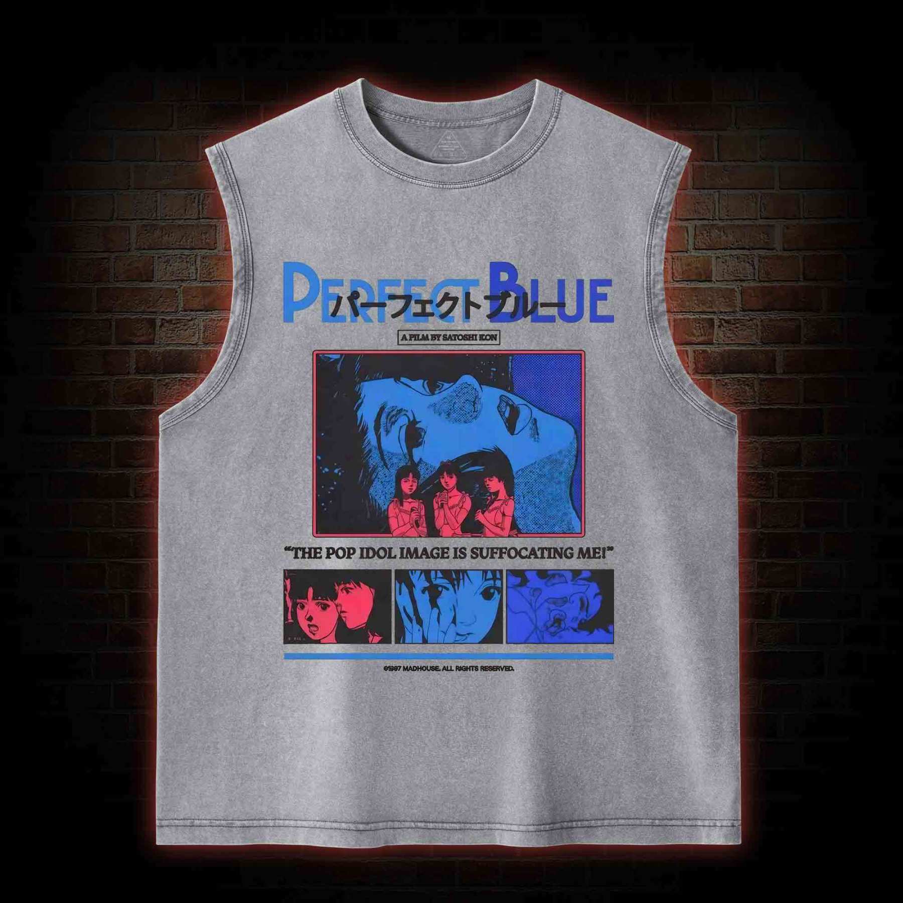 The Pop Idol Image is Suffocating Me Washed Tank Top