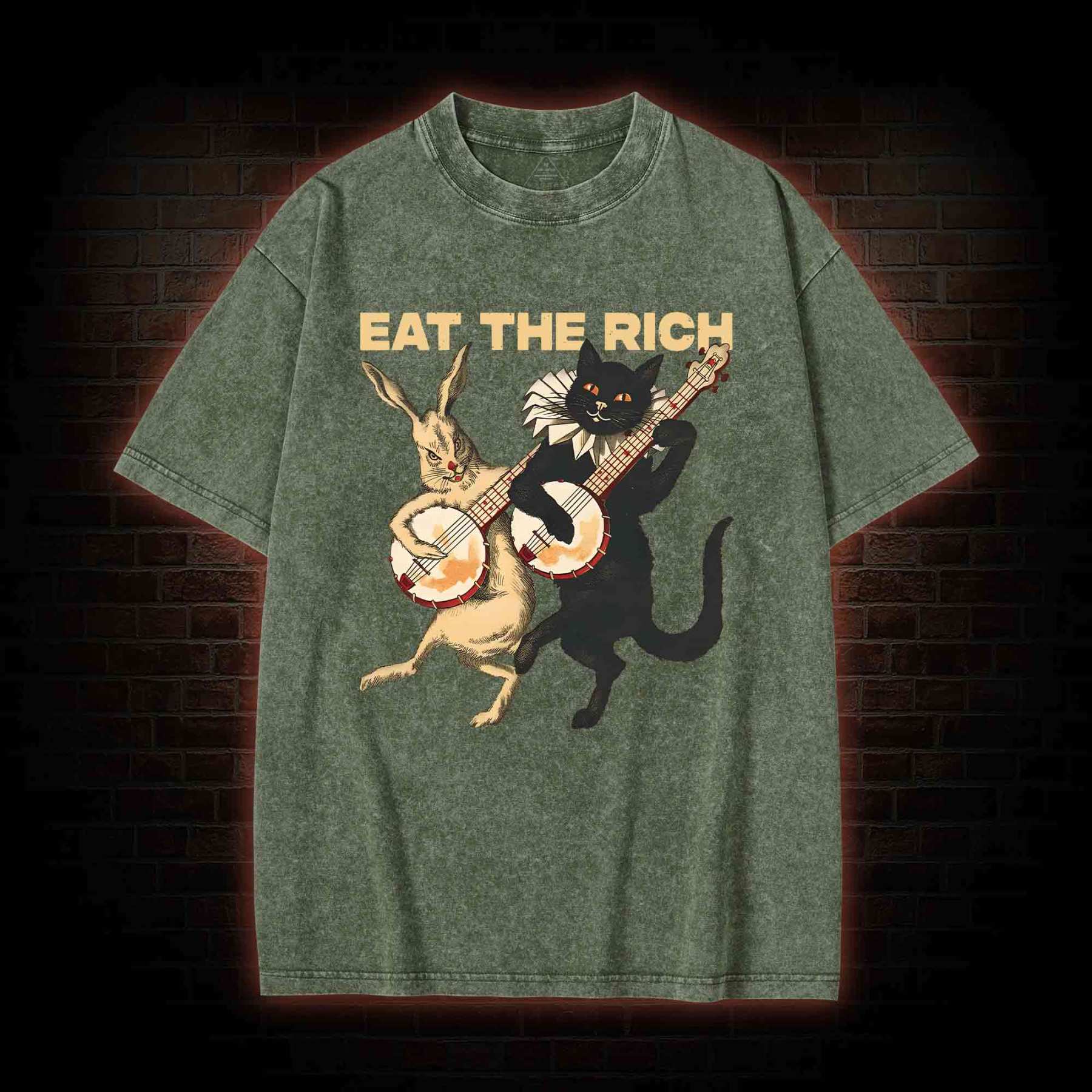 Eat The Rich Washed T-shirt
