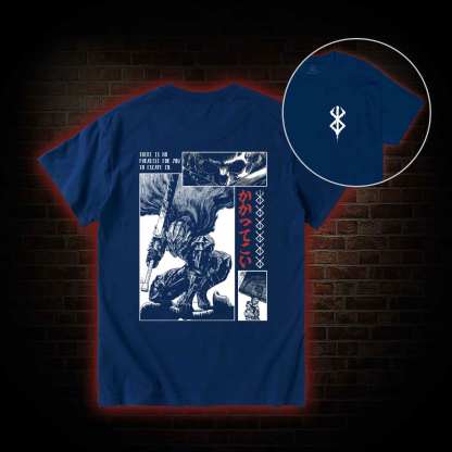 Berserk Guts Back Print T-Shirt