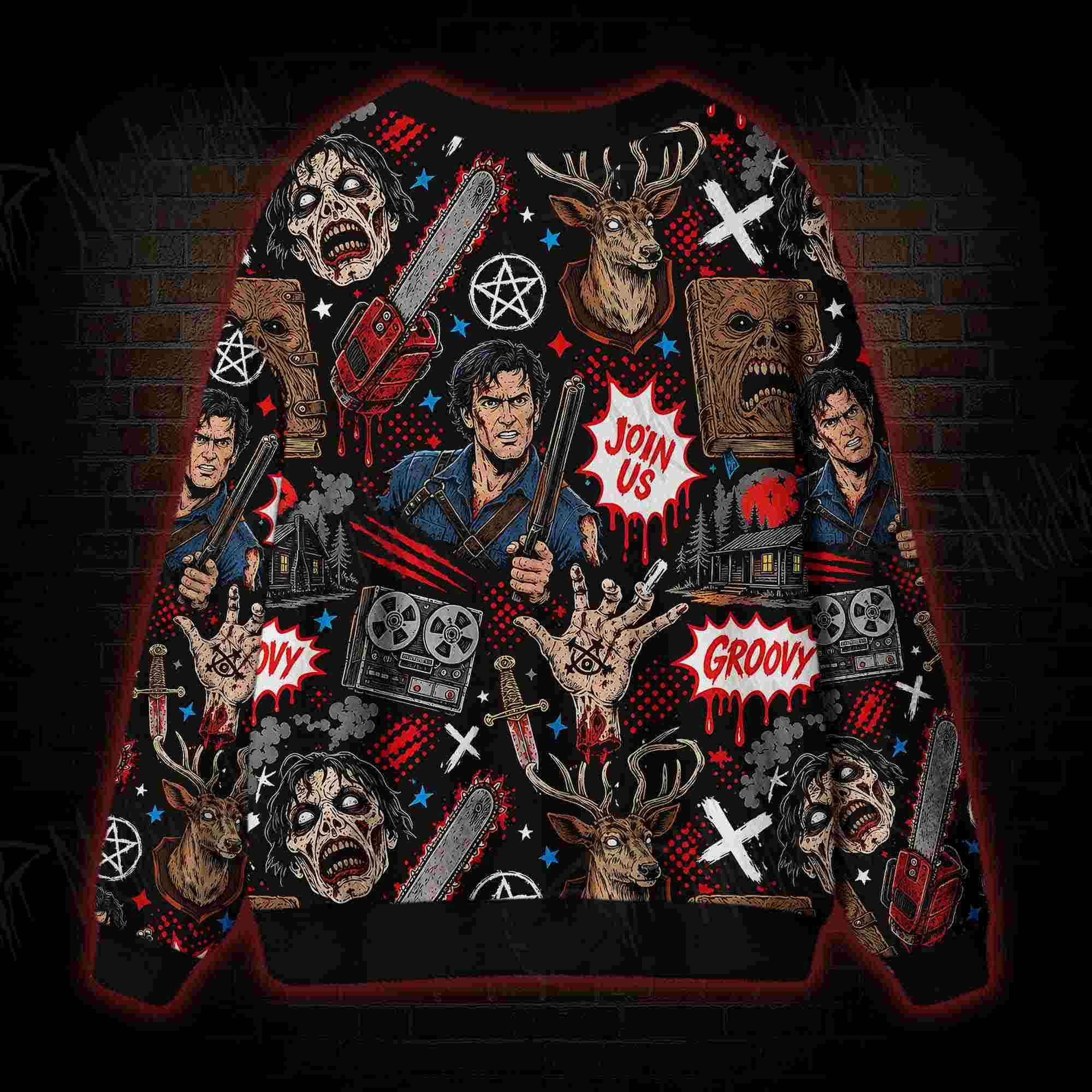 Groovy Dead Cardigan Sweater