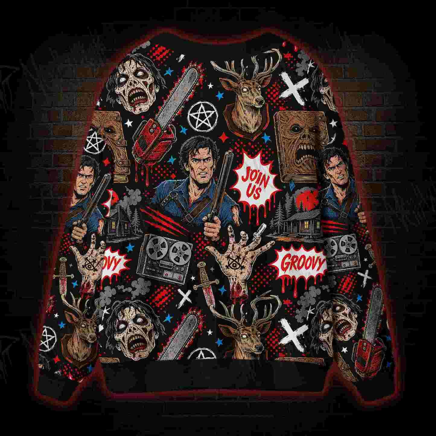 Groovy Dead Cardigan Sweater