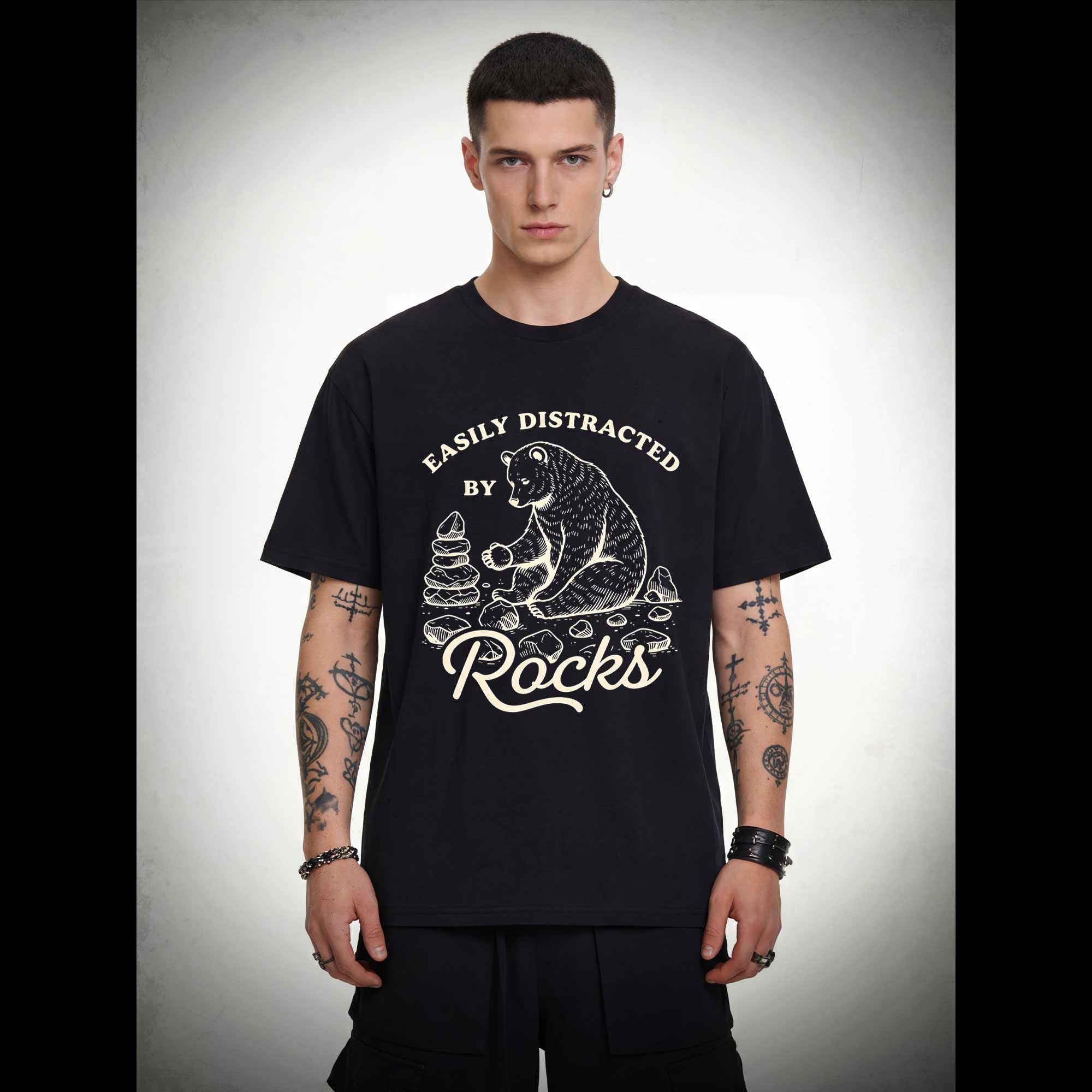Easily Distracted by Rocks T-shirt