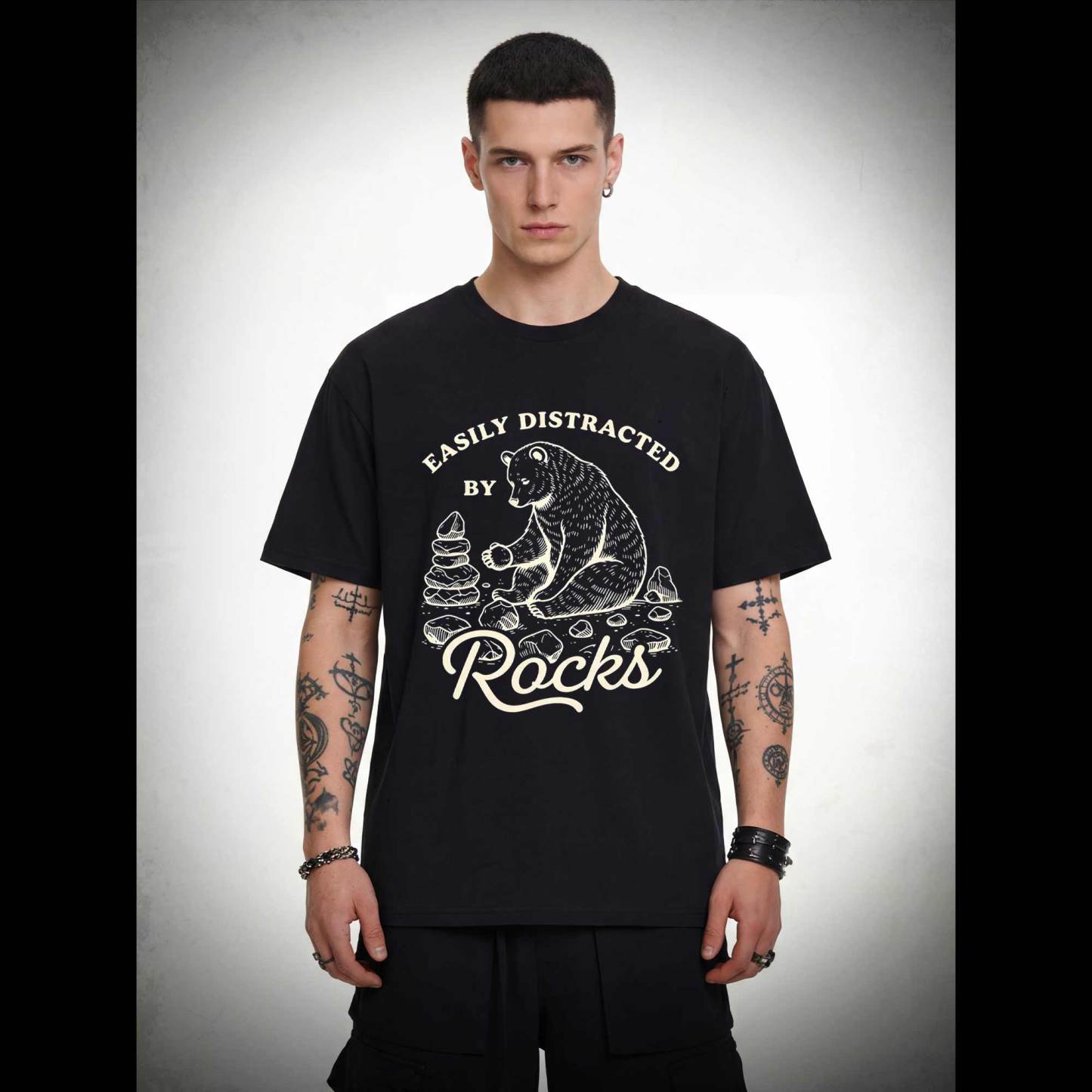 Easily Distracted by Rocks T-shirt