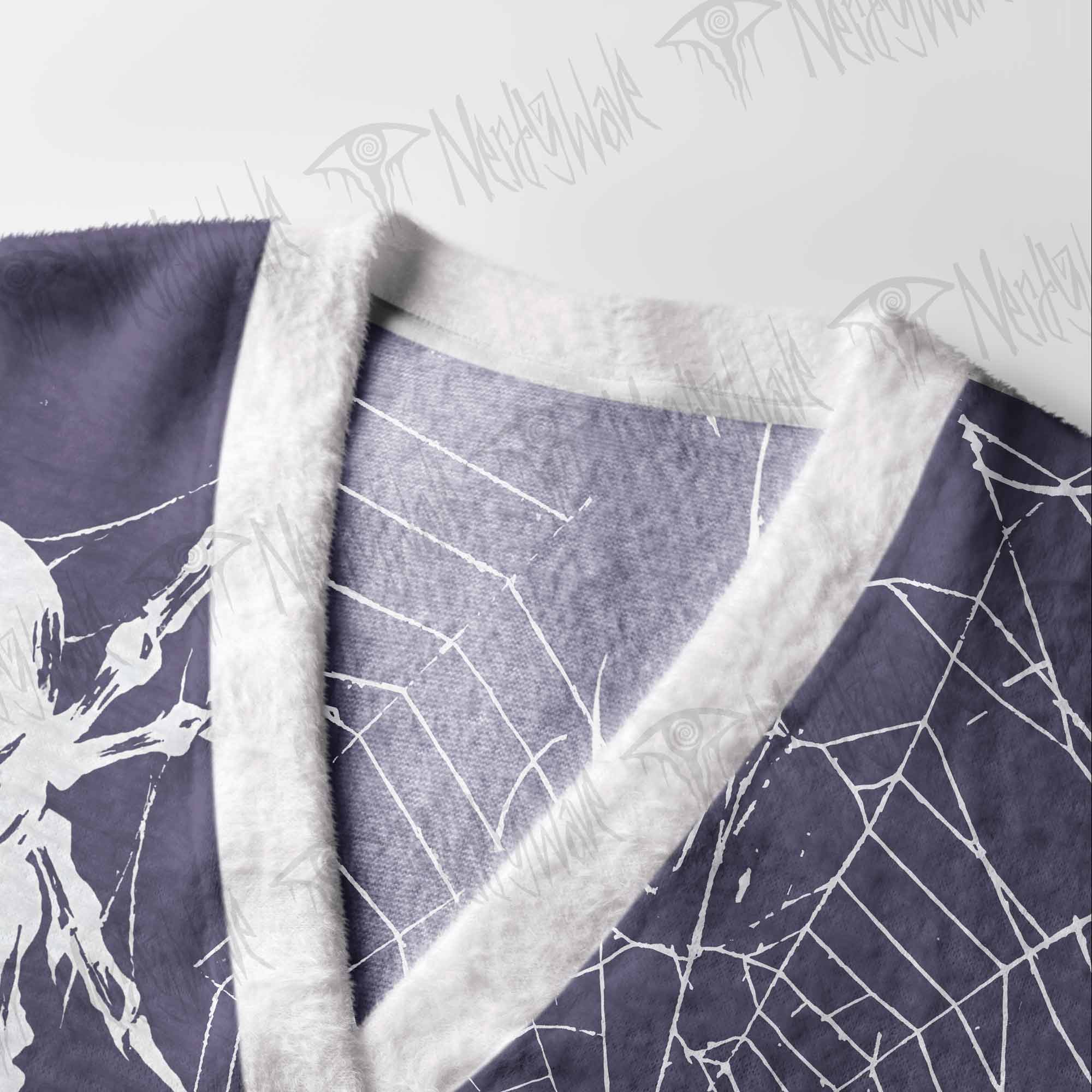 Violet Widow Web Cardigan Sweater