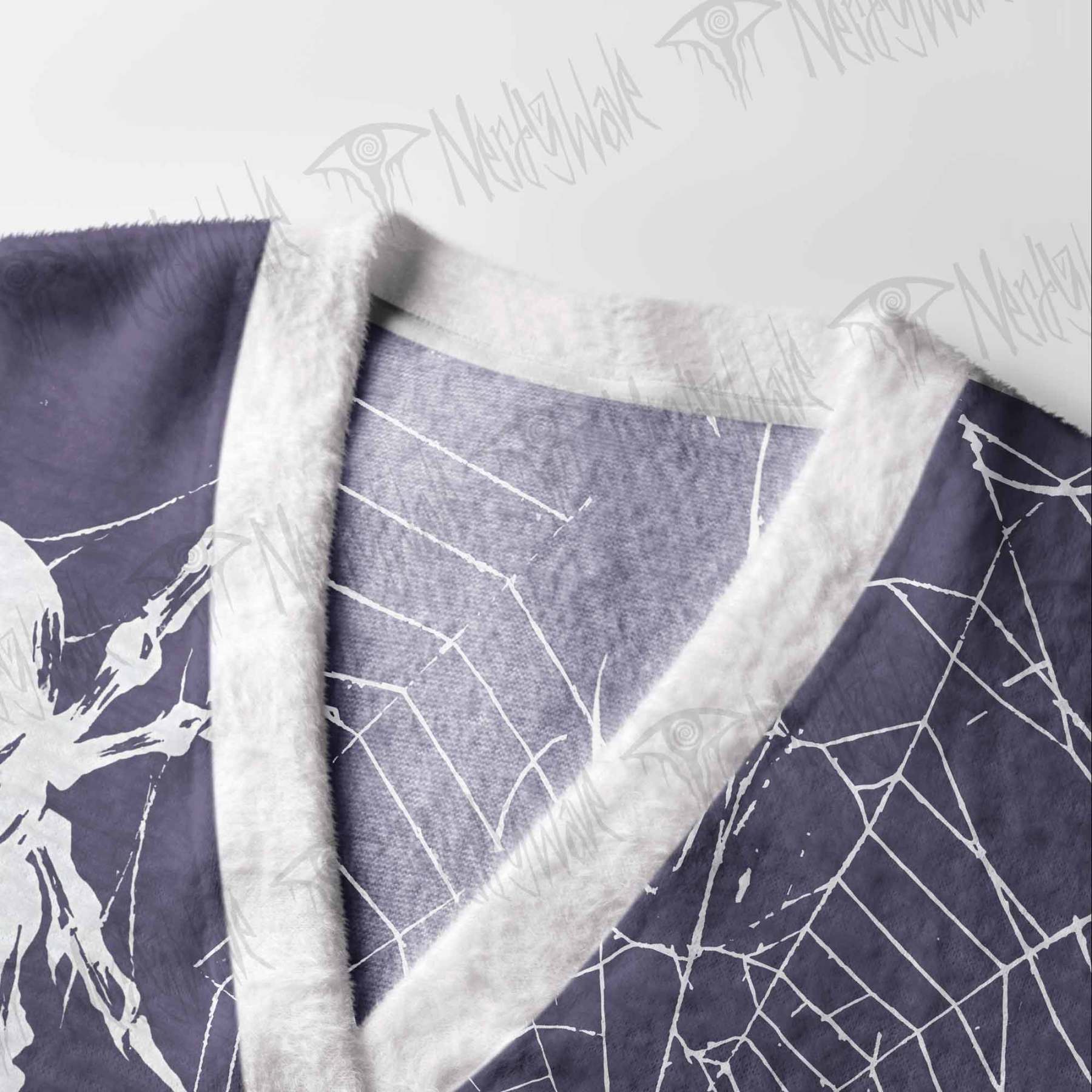 Violet Widow Web Cardigan Sweater