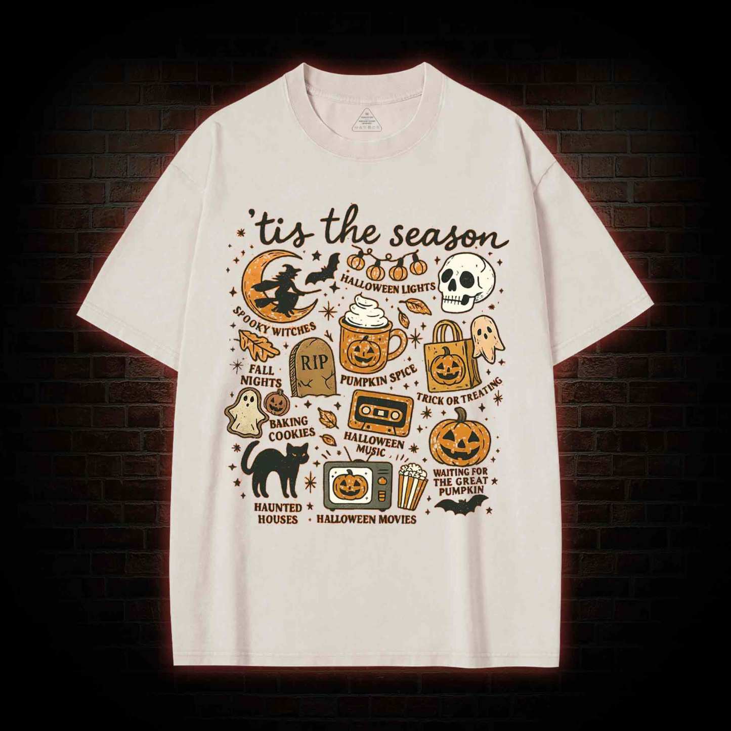 Vintage Halloween Washed T-shirt
