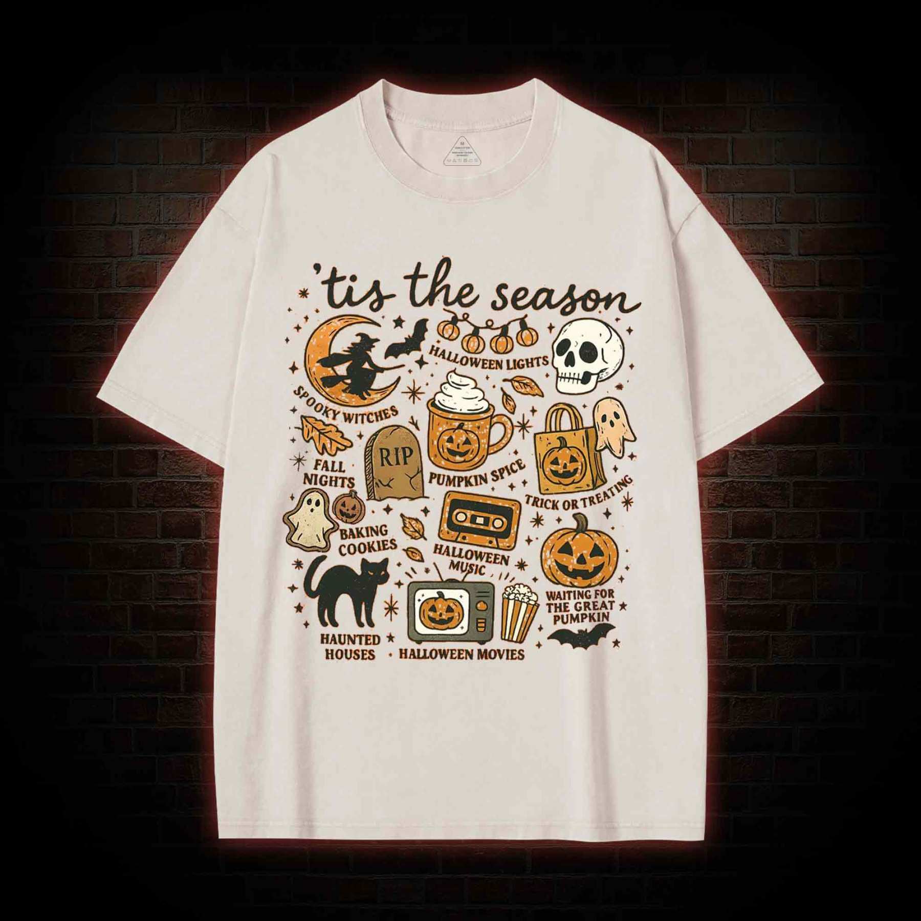 Vintage Halloween Washed T-shirt