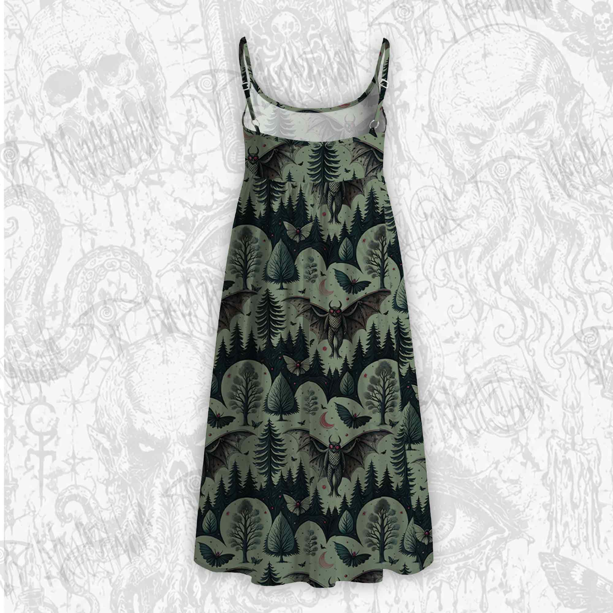 Home of the Mothman Strap Midi Sundress