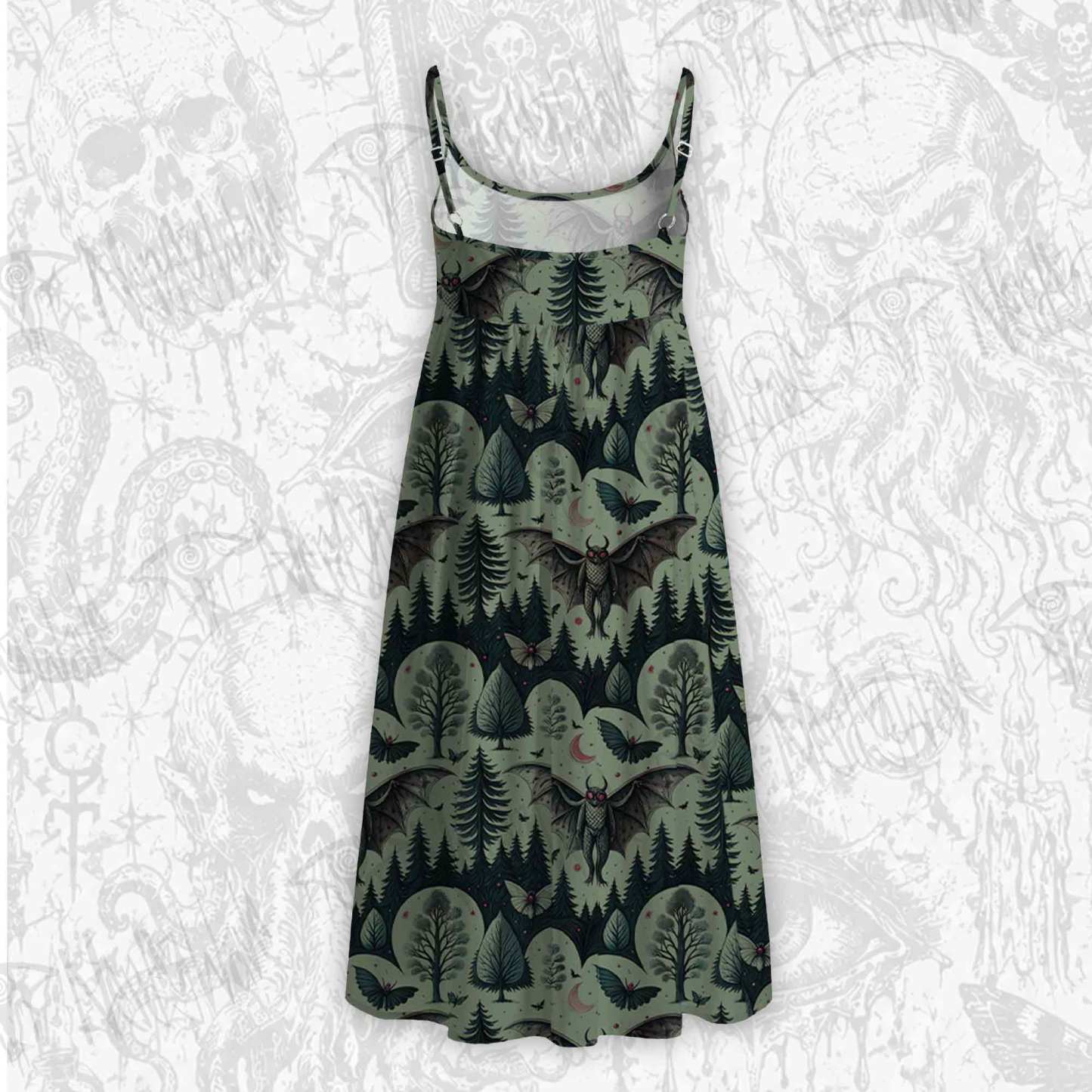 Home of the Mothman Strap Midi Sundress