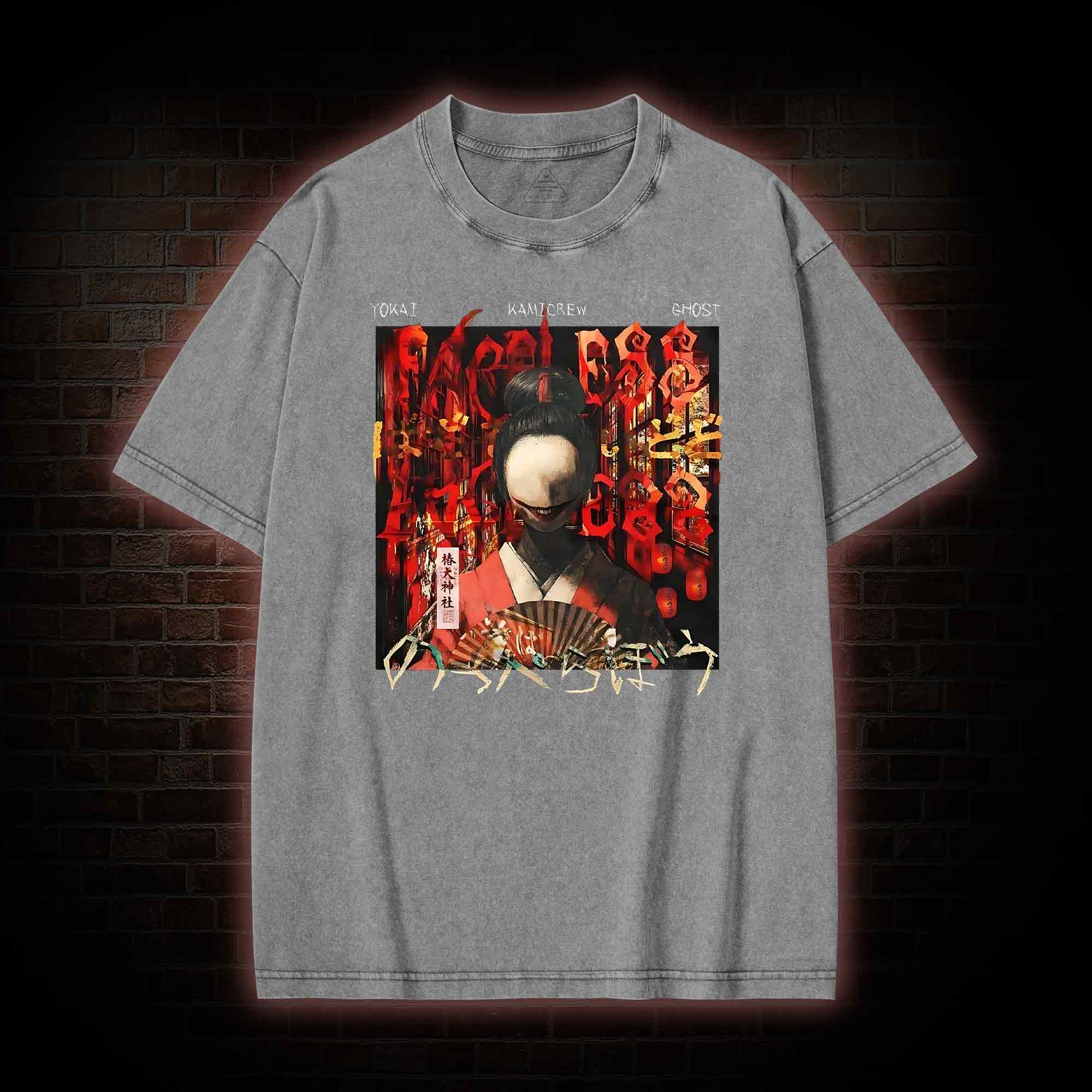 Faceless Ghost Washed T-shirt