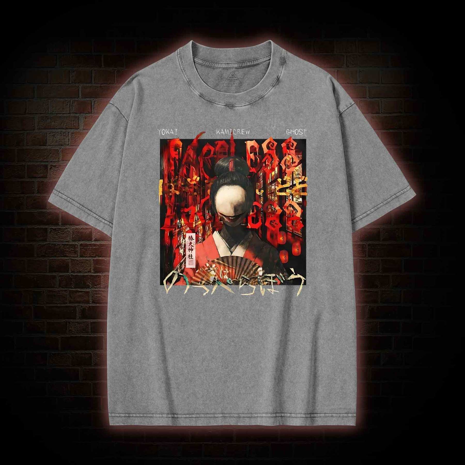 Faceless Ghost Washed T-shirt