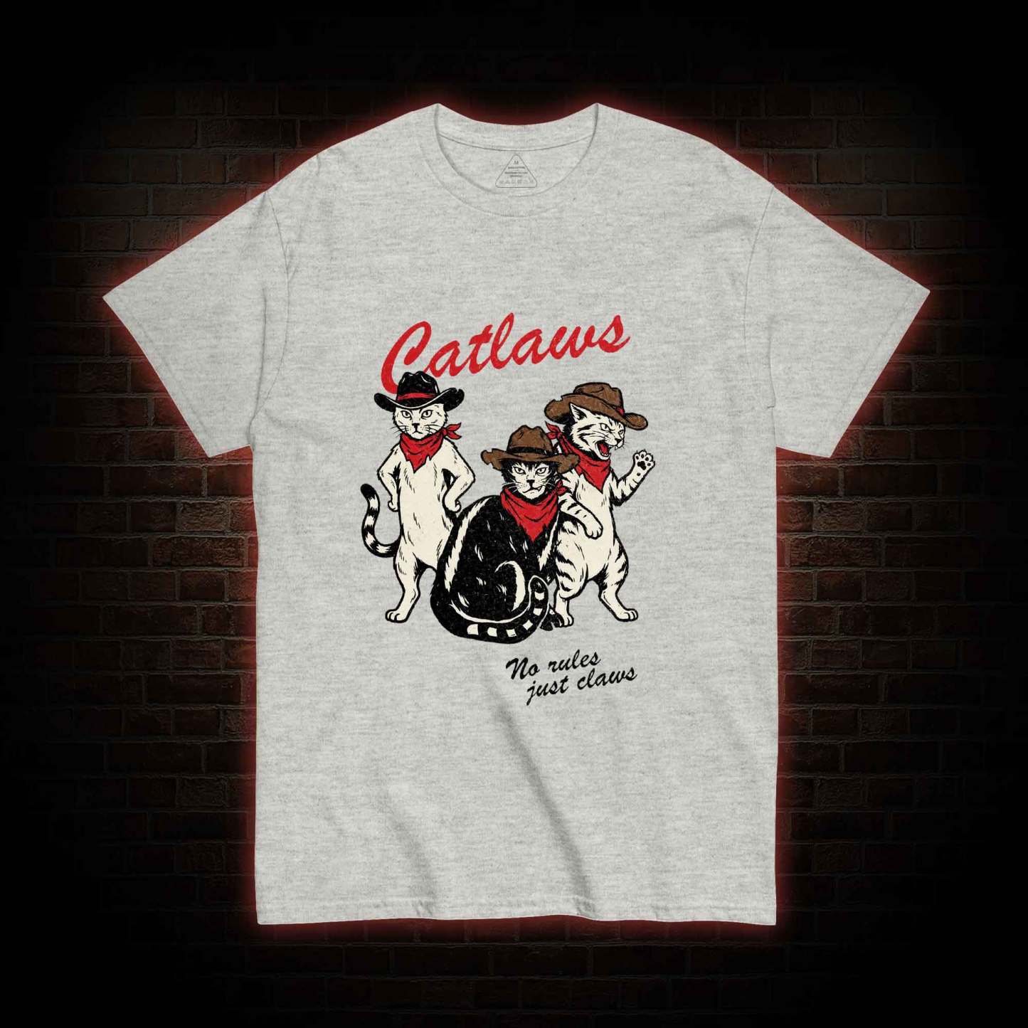 Vintage Cowboy Cat T-shirt