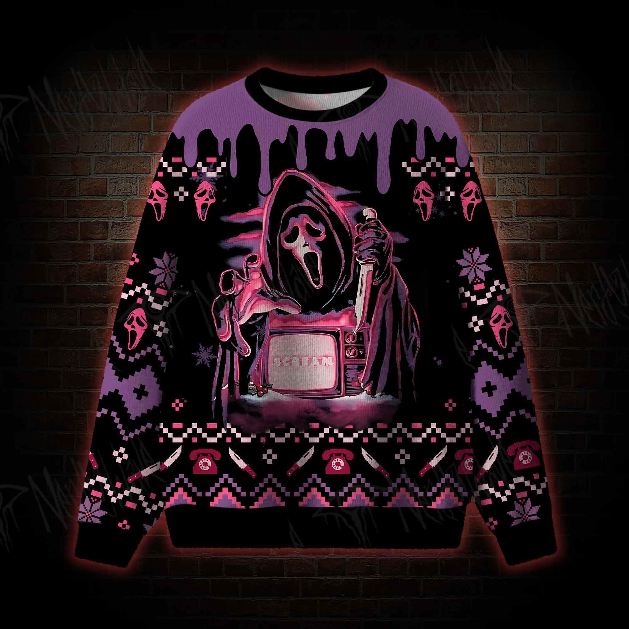 Call Me Horror Ugly Sweatshirts