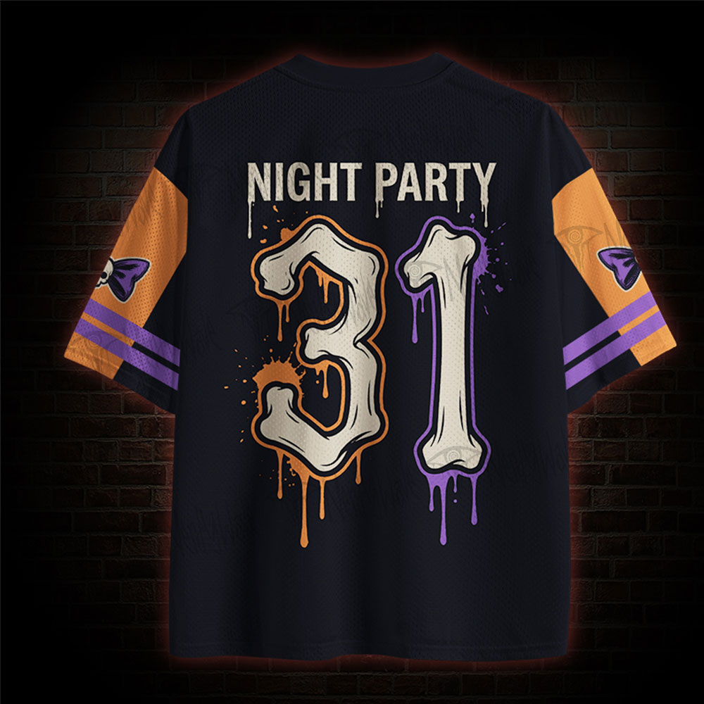 Spookey Raccoon Mesh Jersey