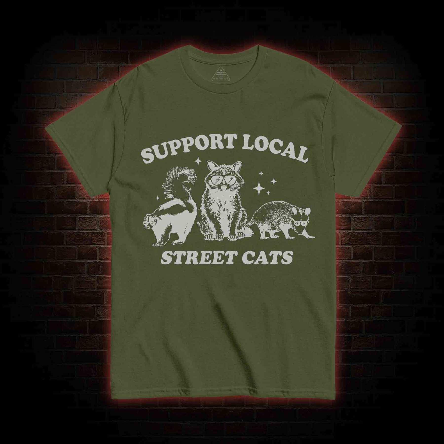Support Local Street Cats T-shirt