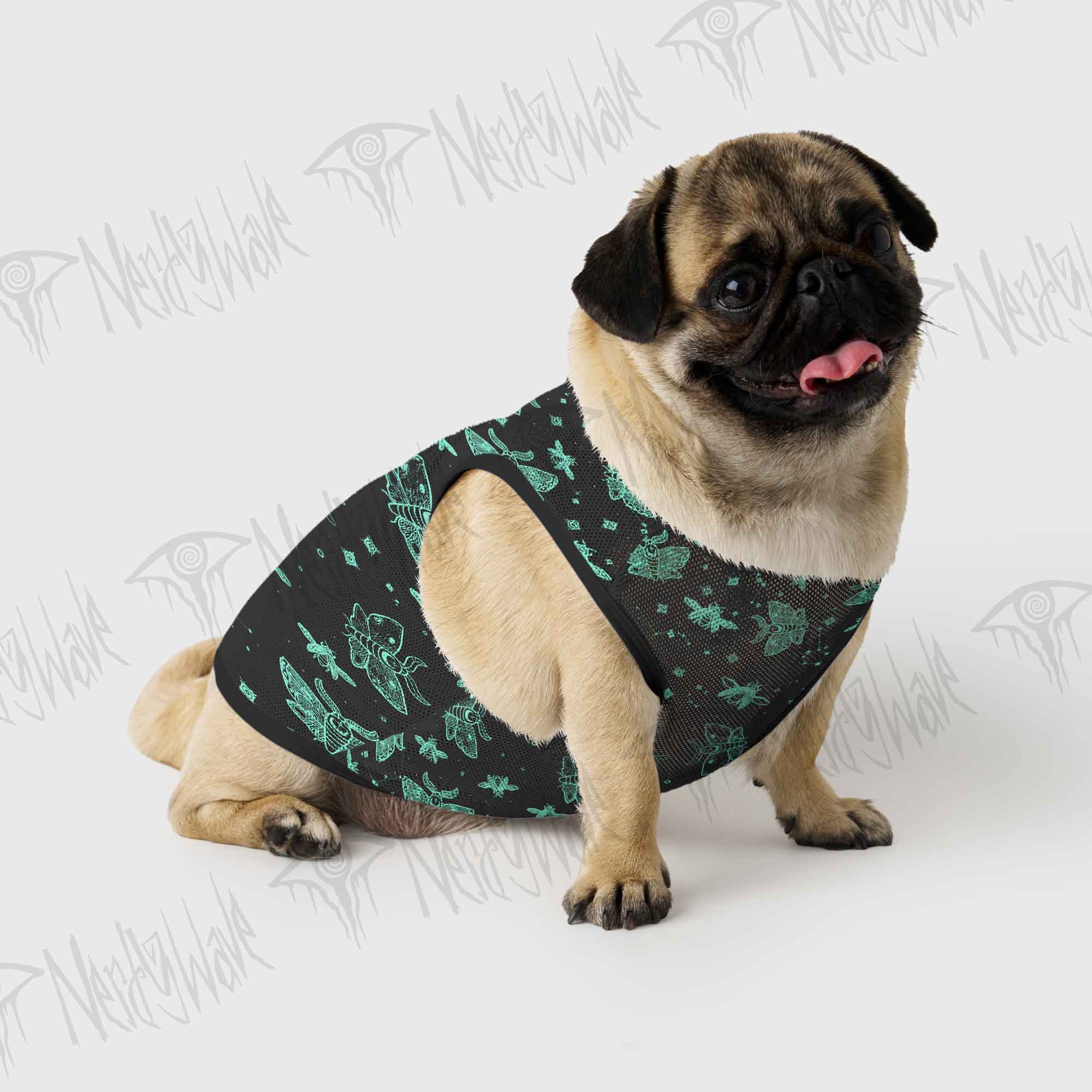 Midnight Flying Insects Pet Jersey
