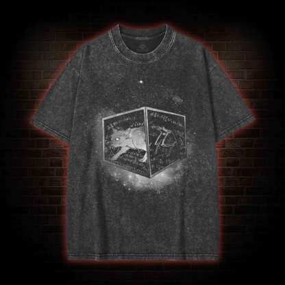 Schrodinger's Cat Washed T-shirt