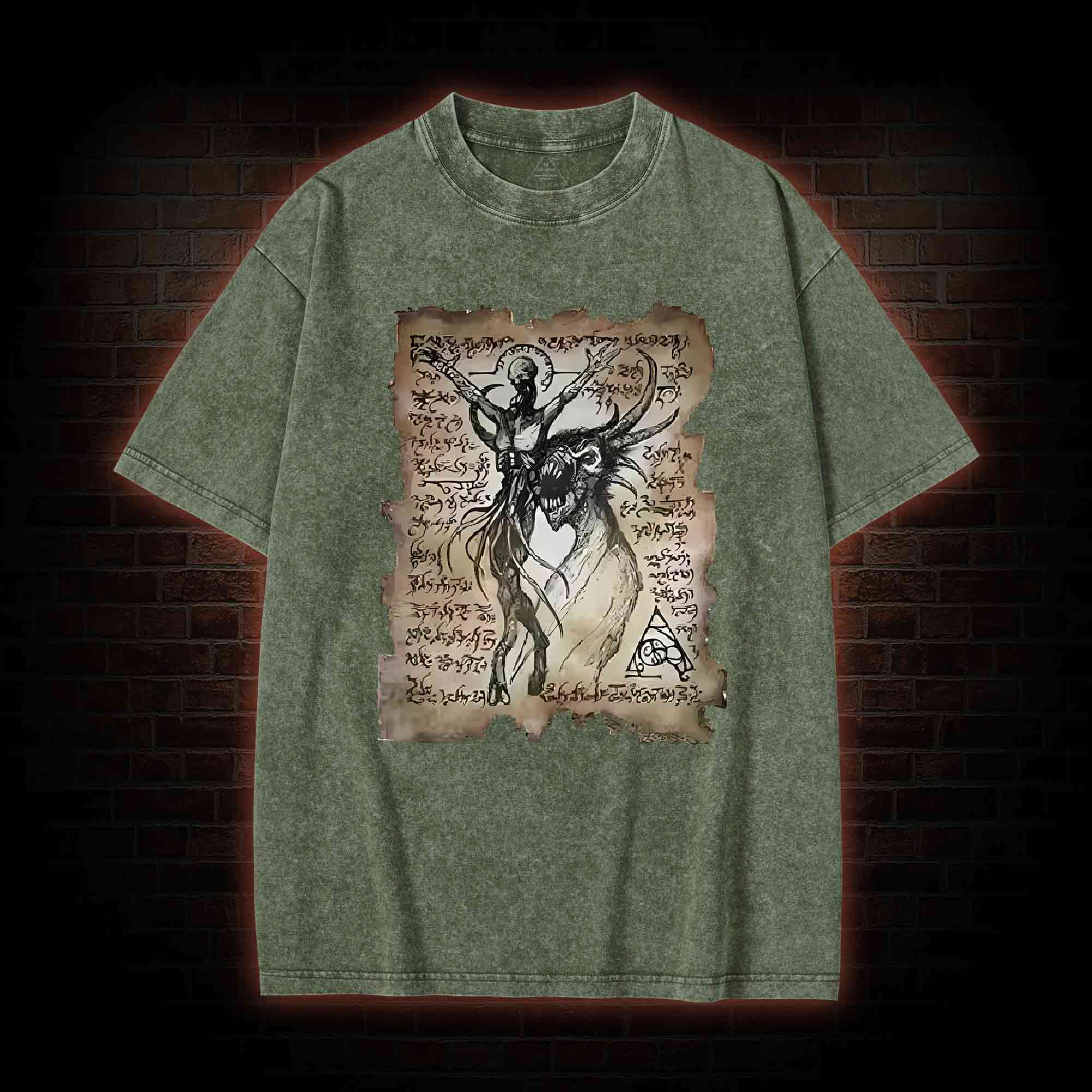 Cthulhu Occult Washed T-shirt