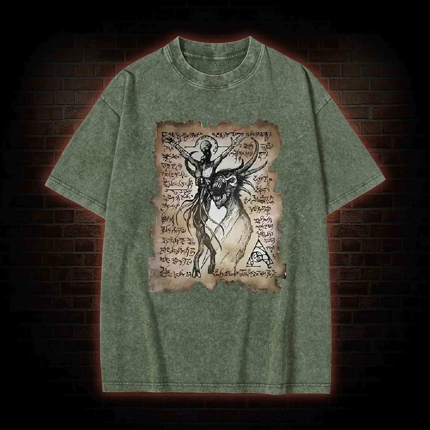 Cthulhu Occult Washed T-shirt