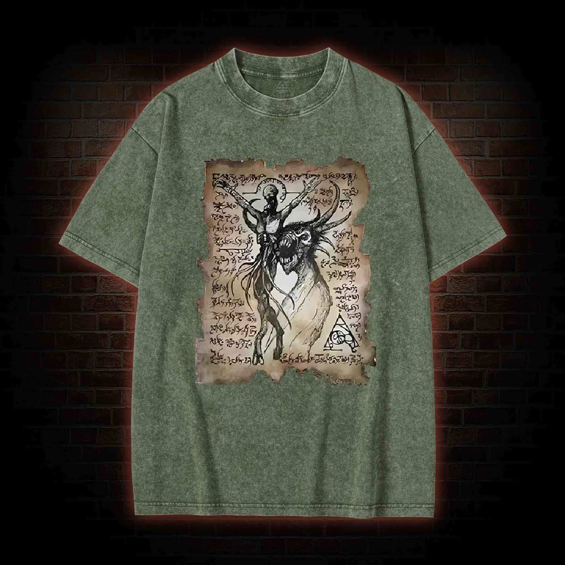 Cthulhu Occult Washed T-shirt