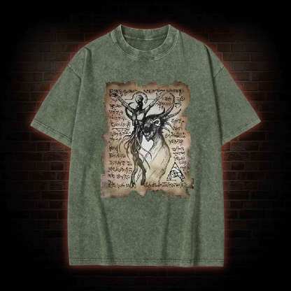 Cthulhu Occult Washed T-shirt
