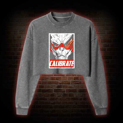 Calibrate Washed Cropped Sweatshirts