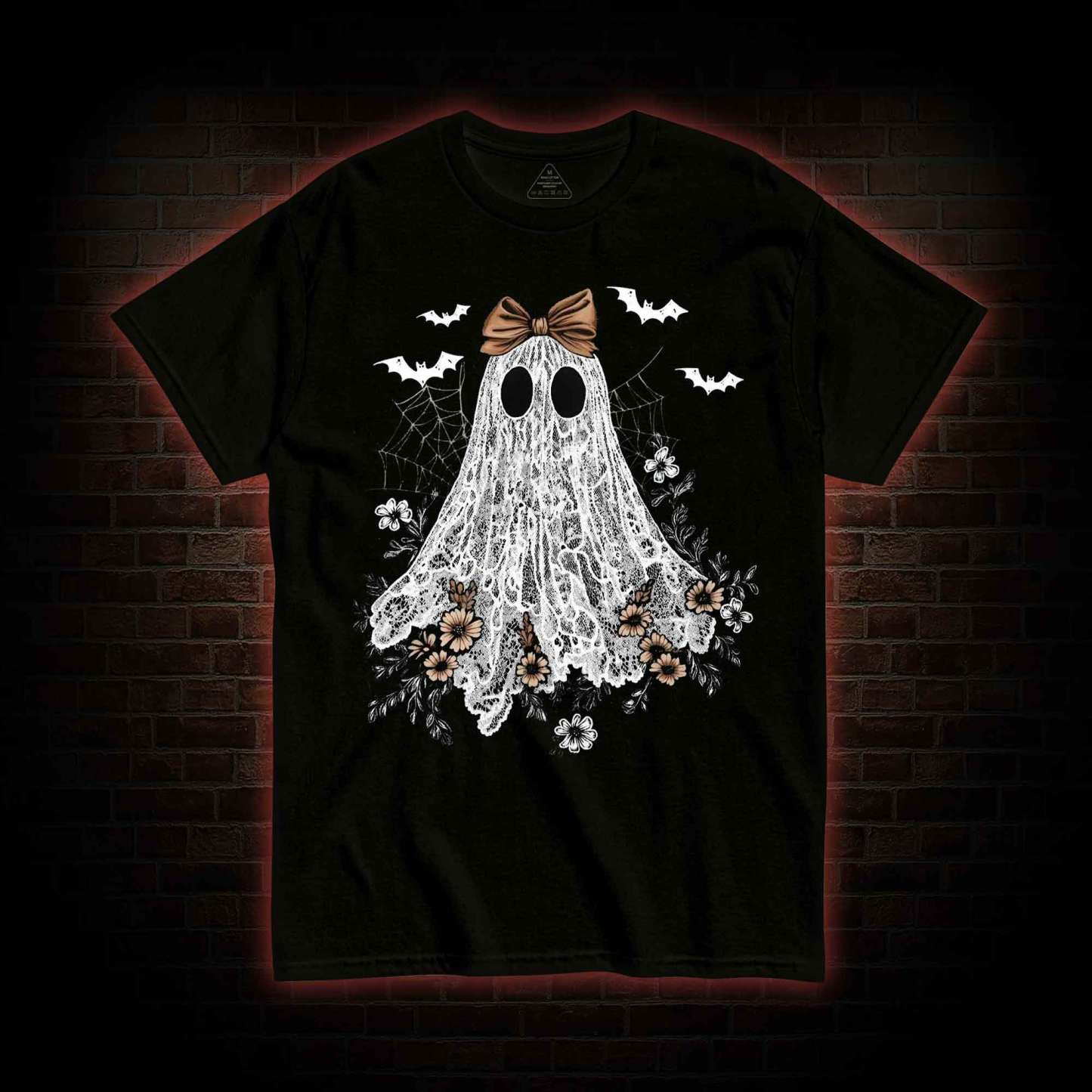 Floral Cute Ghost T-shirt