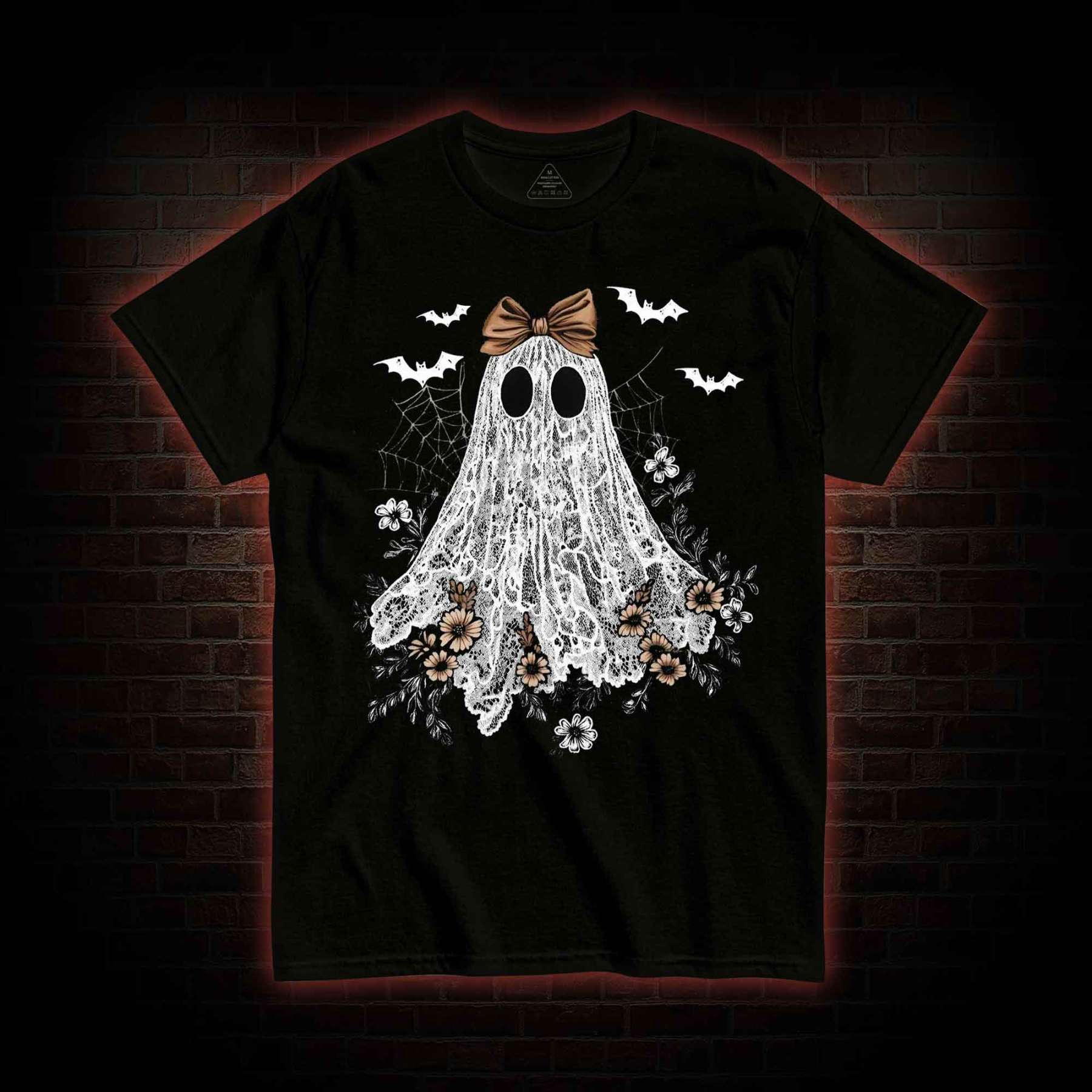 Floral Cute Ghost T-shirt