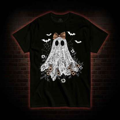 Floral Cute Ghost T-shirt