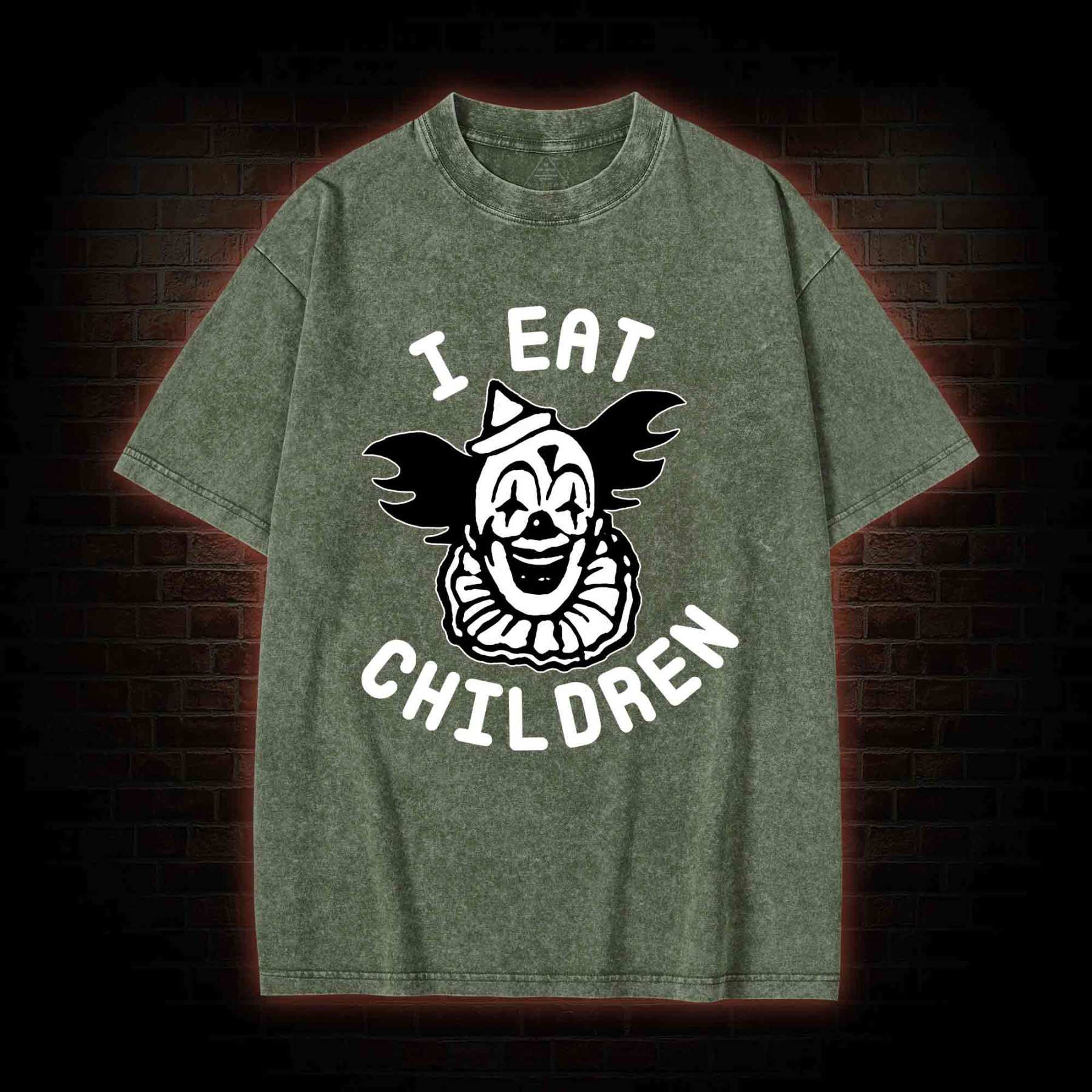 I Eat Children Washed T-shirt