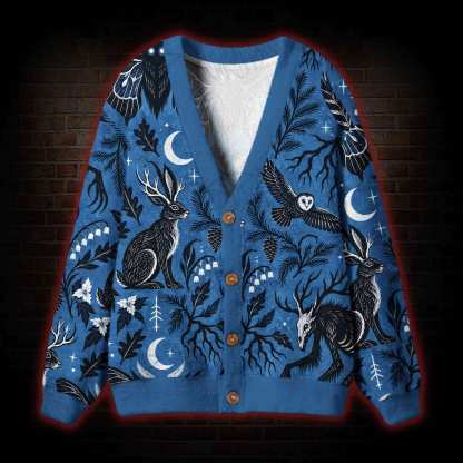 Cryptid's Midnight Cardigan Sweater