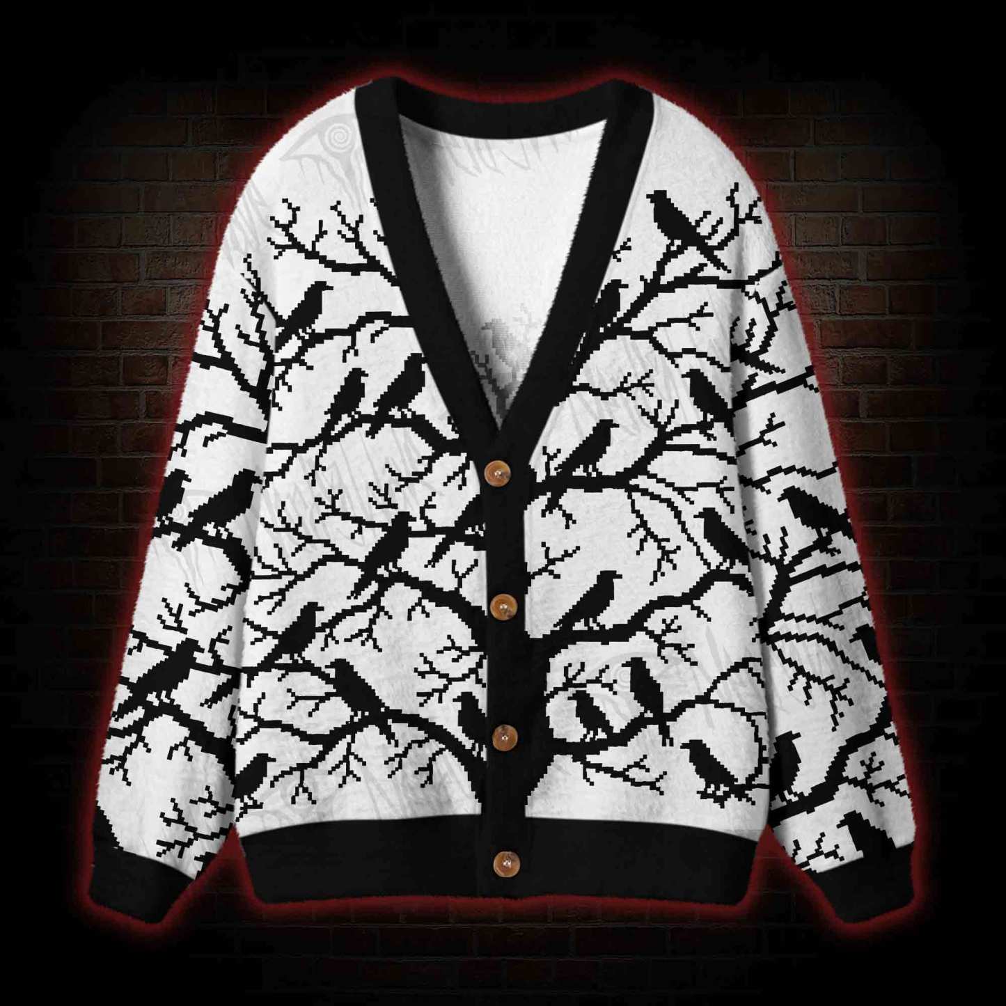 Crows of the Witchwood Cardigan Sweater