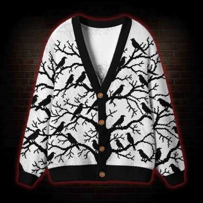 Crows of the Witchwood Cardigan Sweater
