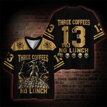 Three Coffees No Lunch Mesh Jersey