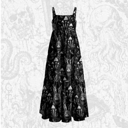 Jackalope Wide Straps Maxi Dress