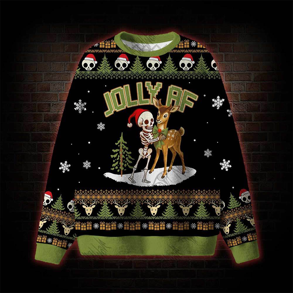 Jolly AF Ugly Sweatshirts