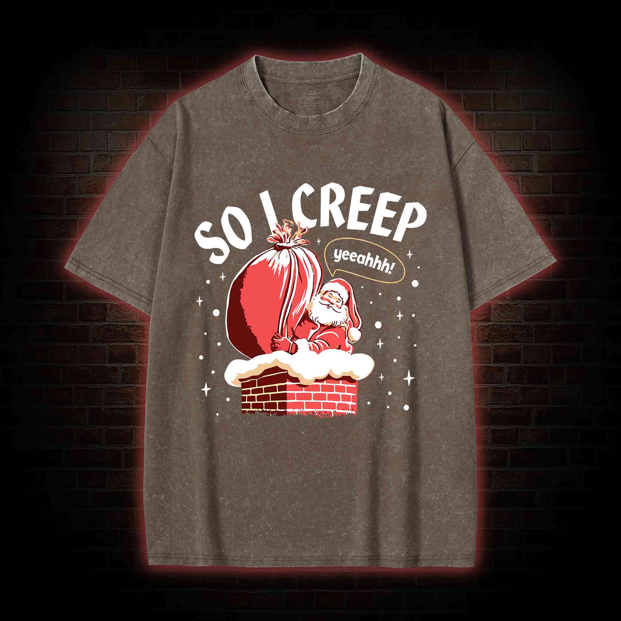 So I Creep Washed T-shirt