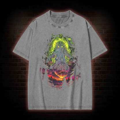 Cthulhu Terror Washed T-Shirt