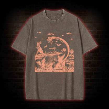 Montana Mesozoic Era Washed T-shirt