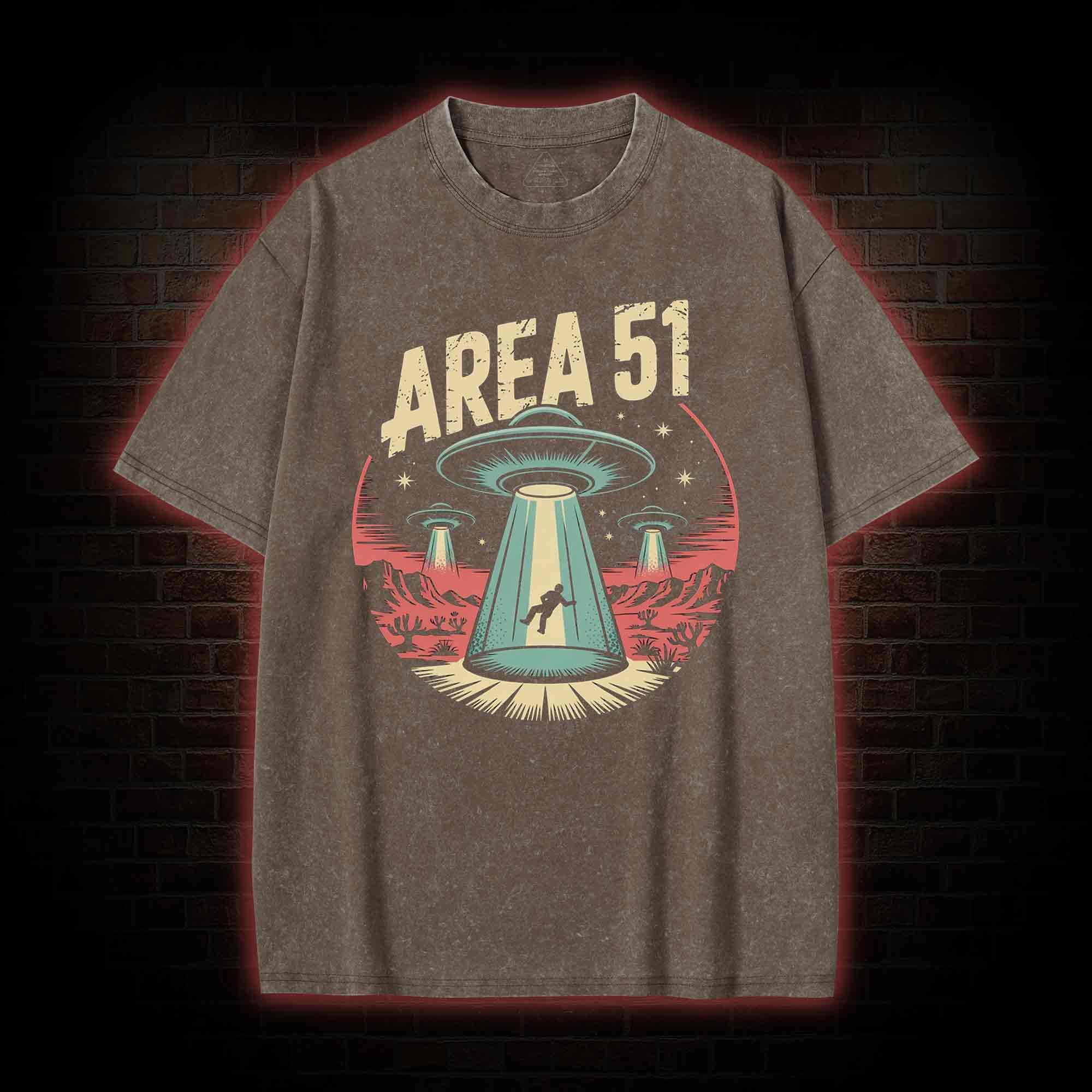  Area 51 Washed T-shirt