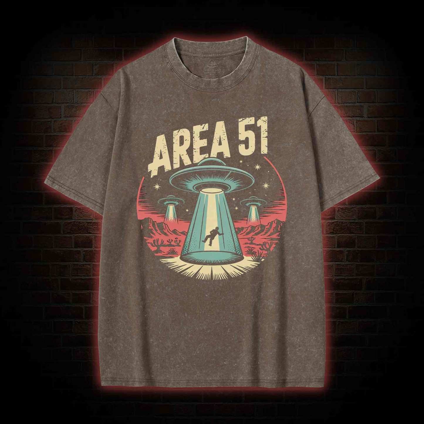  Area 51 Washed T-shirt