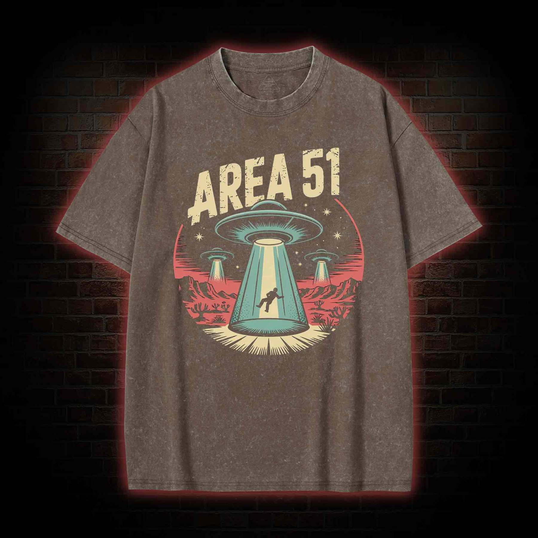  Area 51 Washed T-shirt